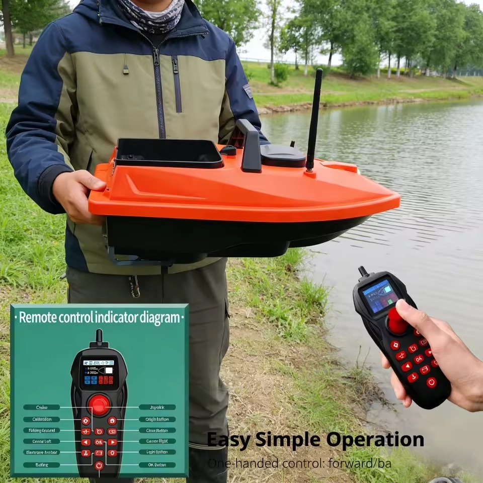 Fishing Boat Gps - 500M Reichweite 1,5KG Ladekapazität GPS Angelköderboot